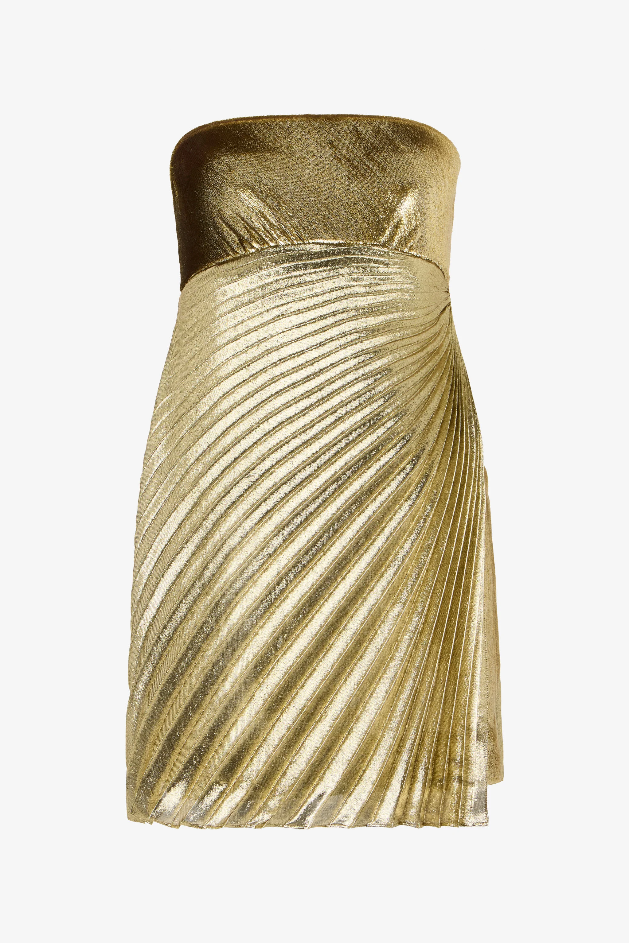 Gold Mini Dress - 1