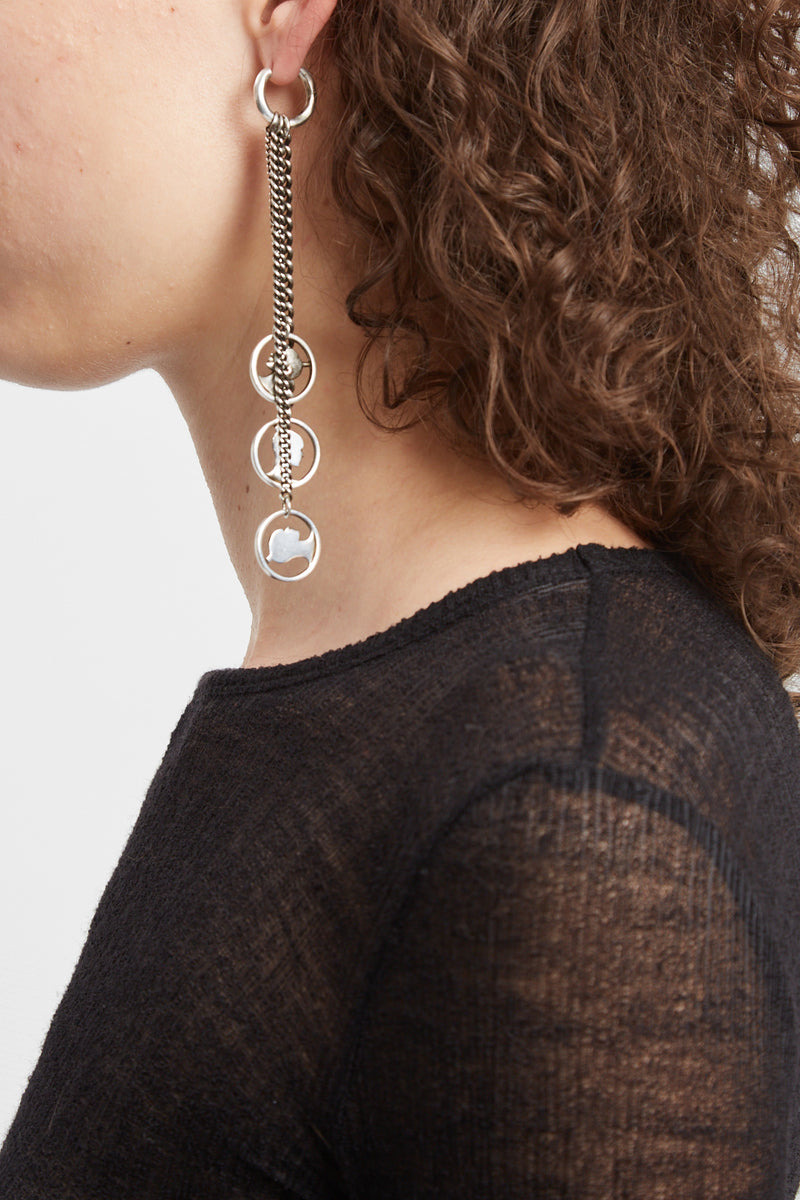Ebby Coin Signet Earrings - 4