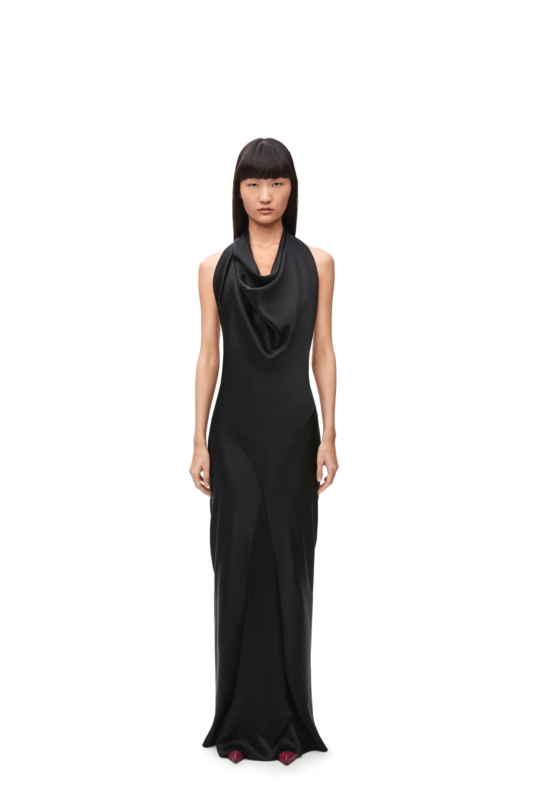 Scarf dress in silk - 2
