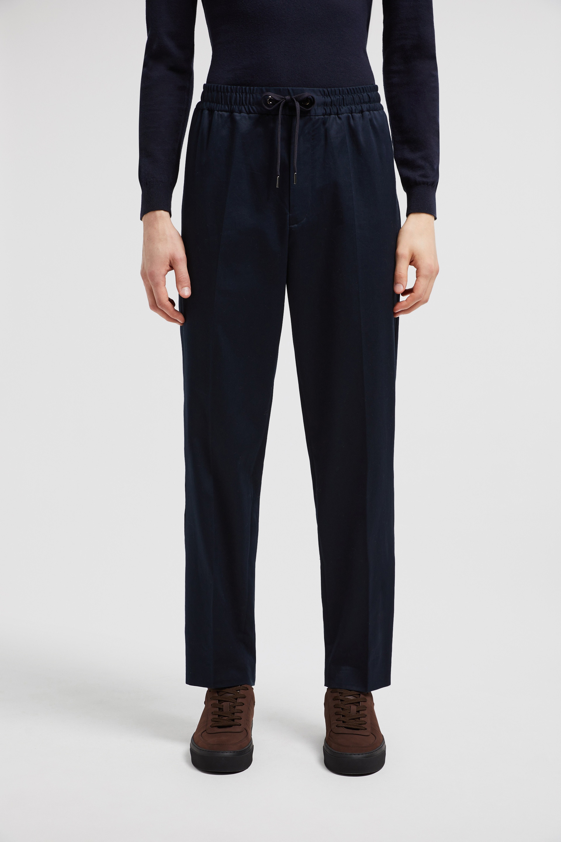 Cotton Crêpe Jogging Pants - 3