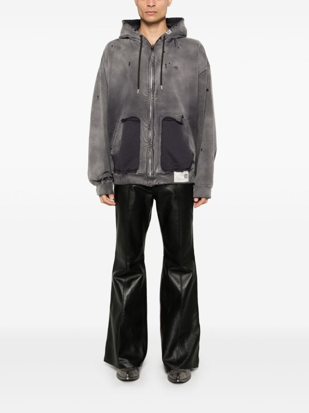 zip-up hoodie - 2