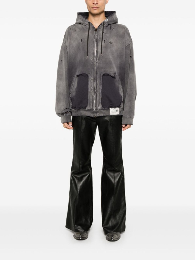 Maison MIHARAYASUHIRO zip-up hoodie outlook