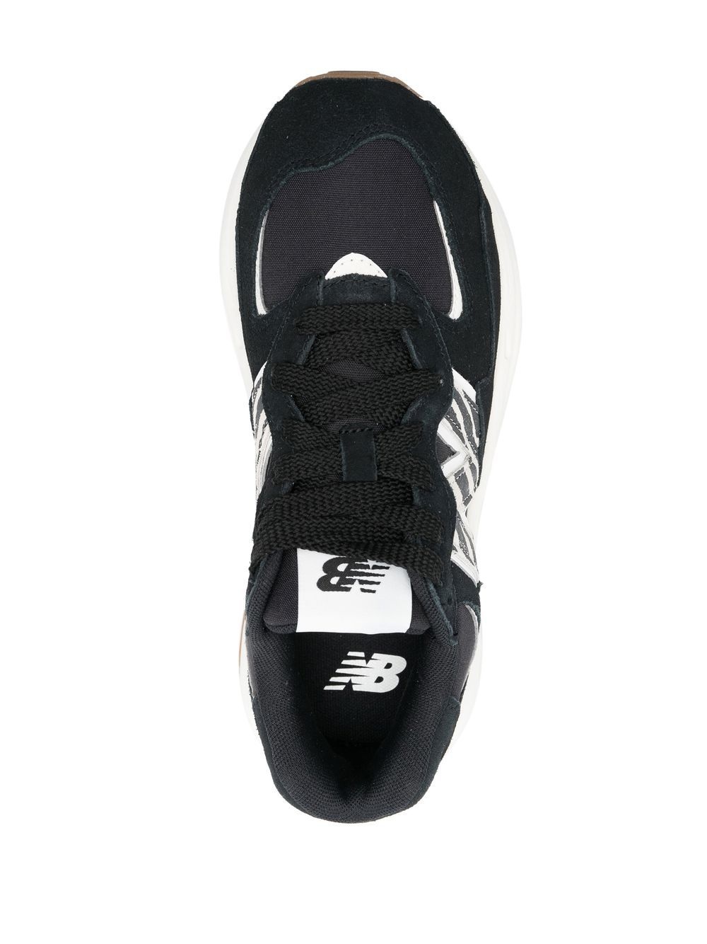 zebra-print low-top sneakers - 4