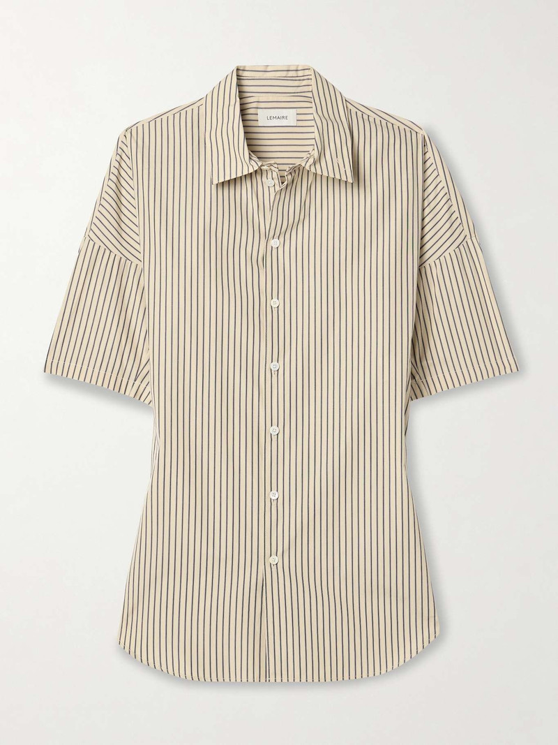 Striped cotton-poplin shirt 1