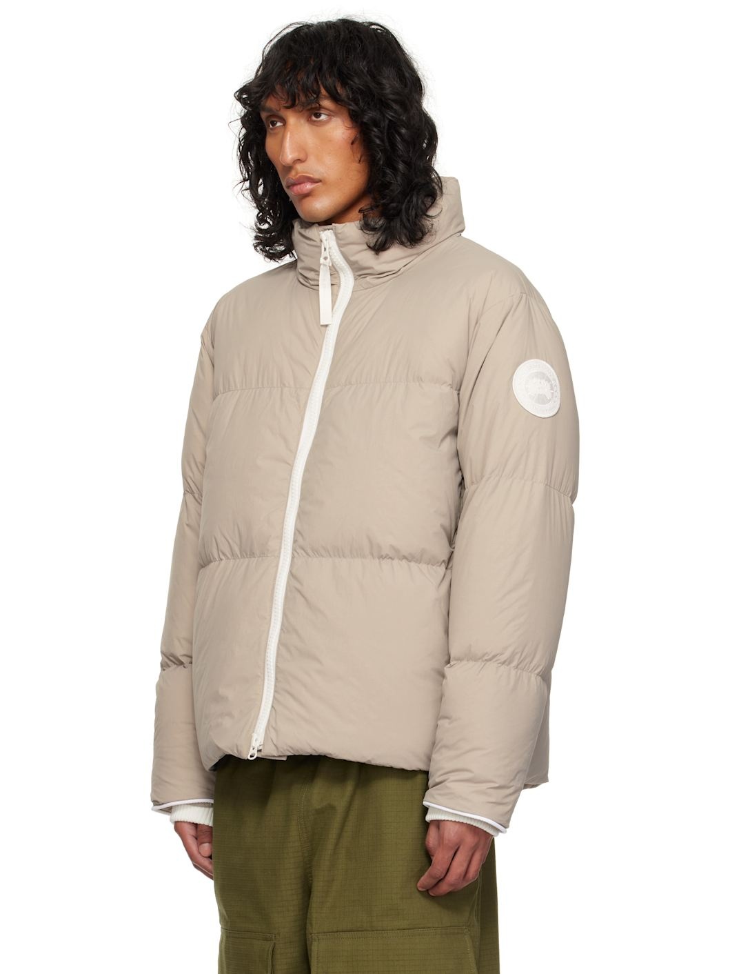 Beige Lawrence Puffer Down Jacket - 4