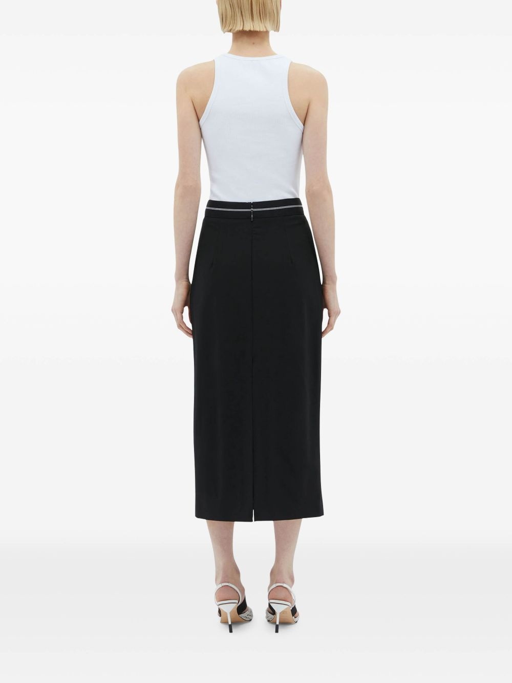 logo-band skirt - 4