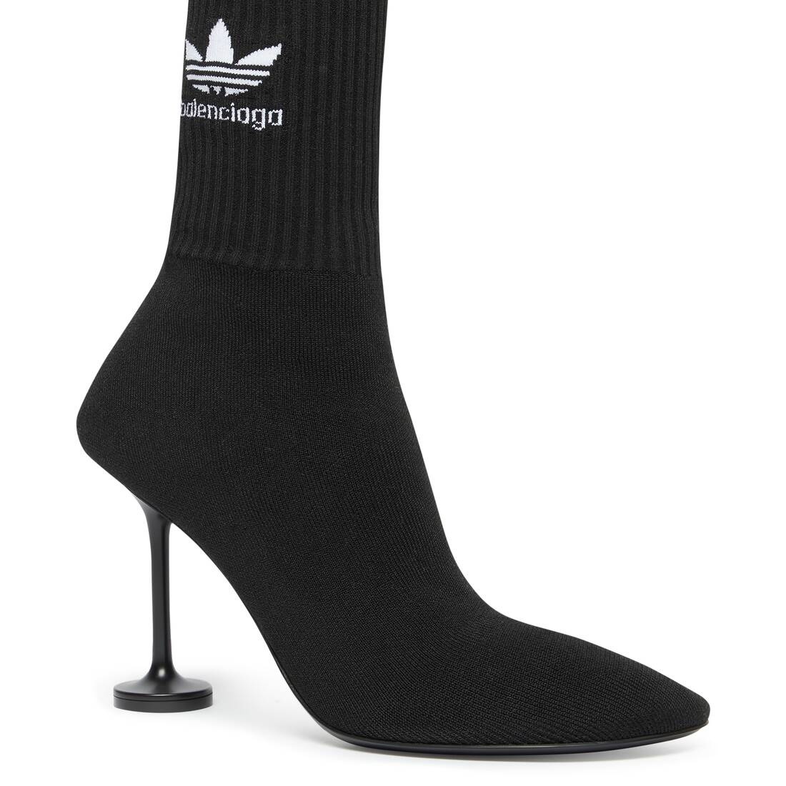 Women's Balenciaga / Adidas Sock 90mm Bootie in Black - 8