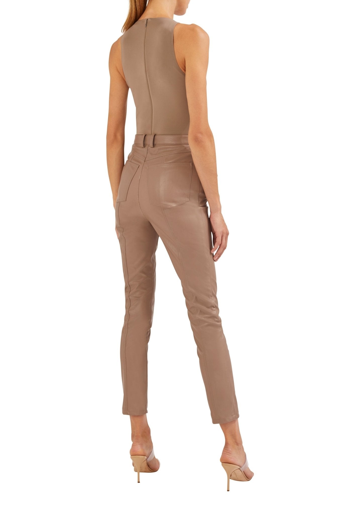 Faux Leather Skinny Jean - 2