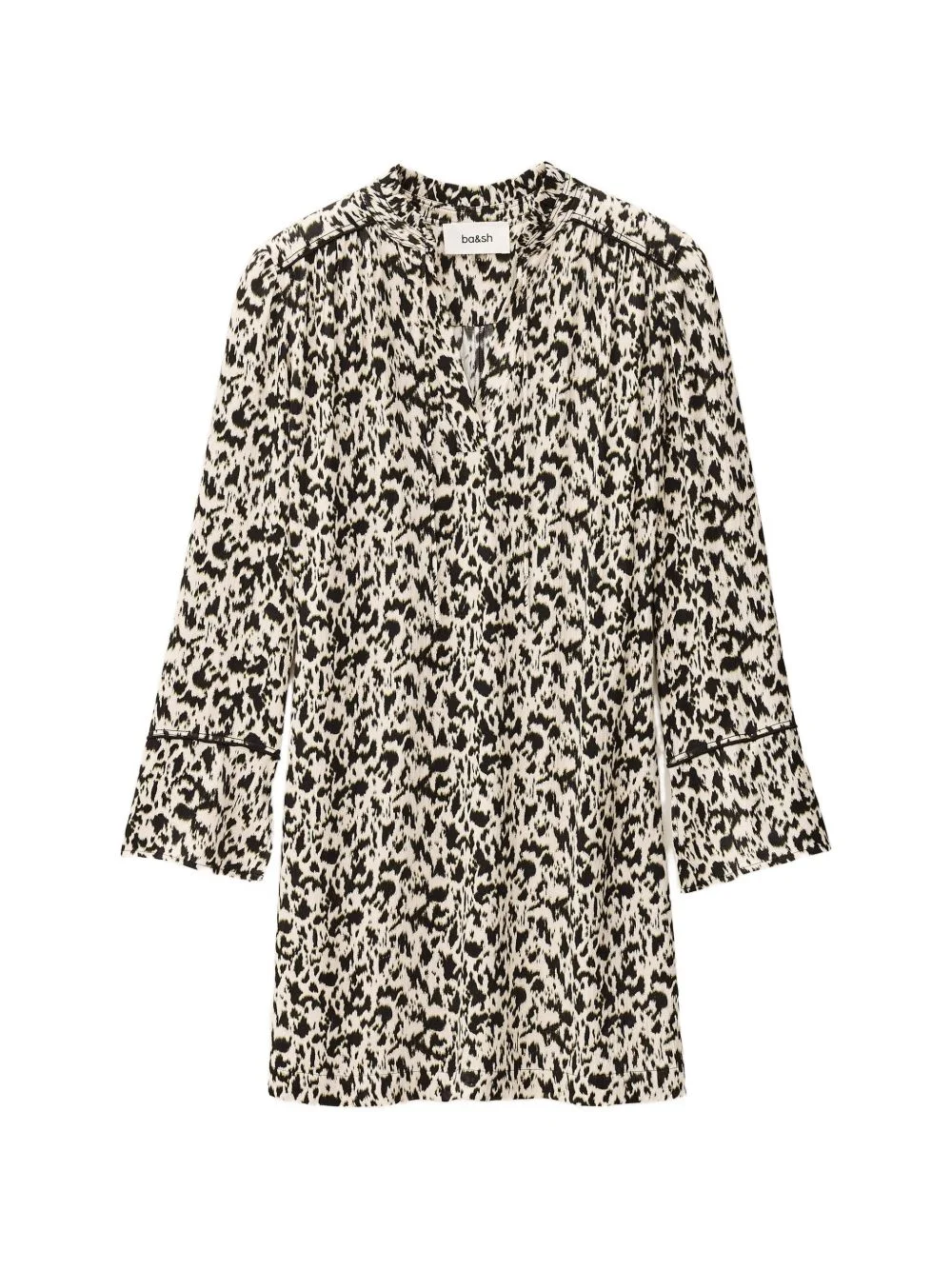 Perla V-neck printed dress - 1