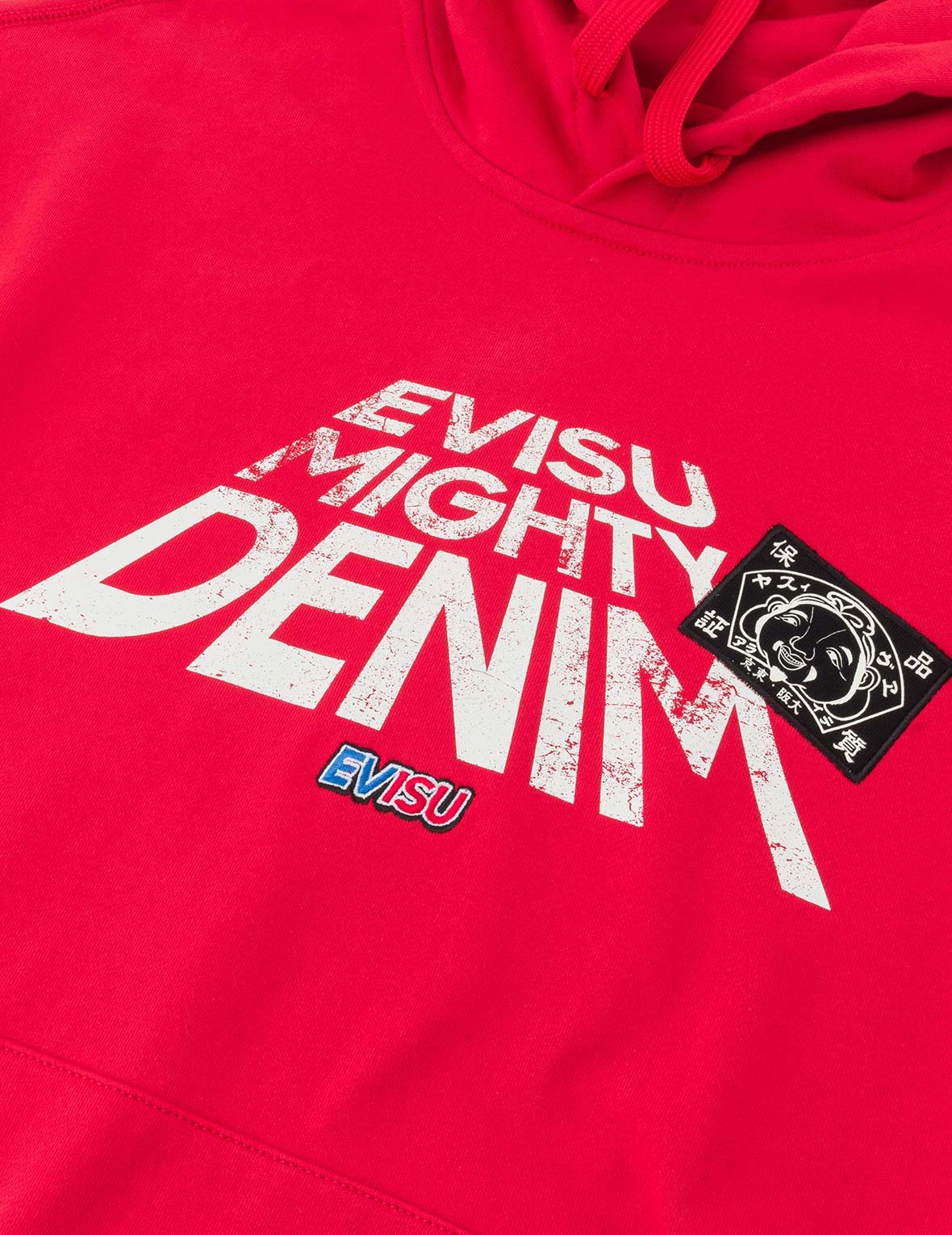 Slogan Print with Godhead Patch Embroidery Relax Fit Hoodie - 5