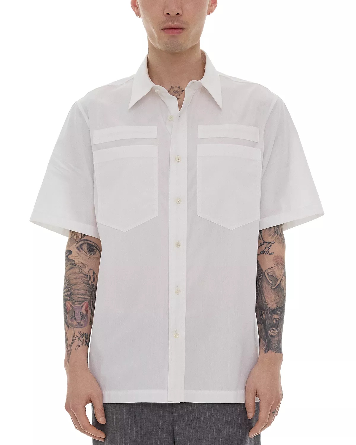 Utility Relaxed Fit Button Down Shirt - 2