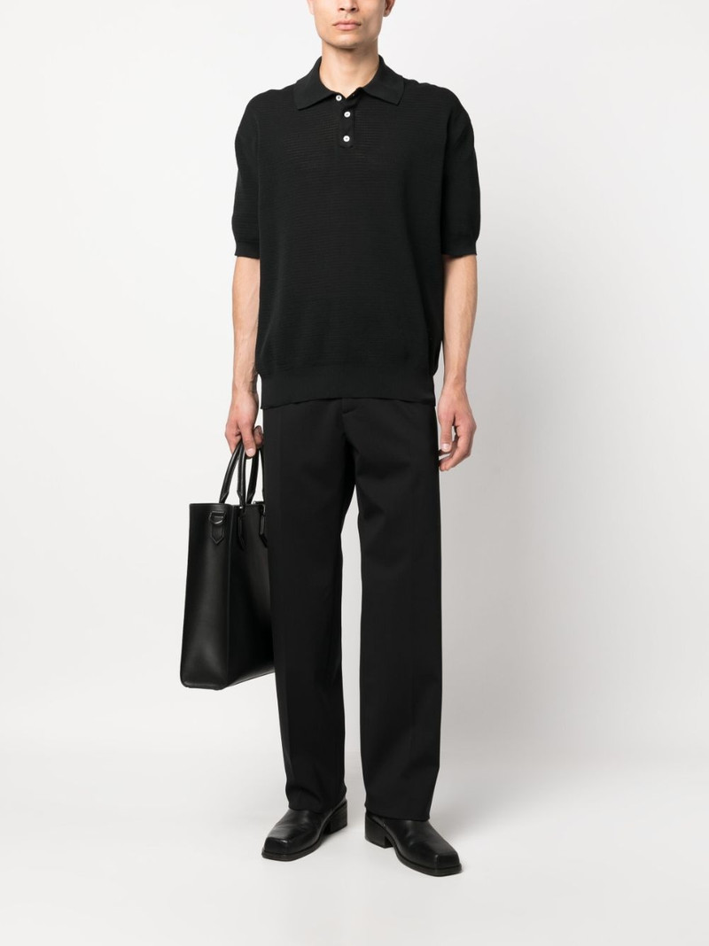 DSQUARED2 logo-plaque tailored trousers outlook