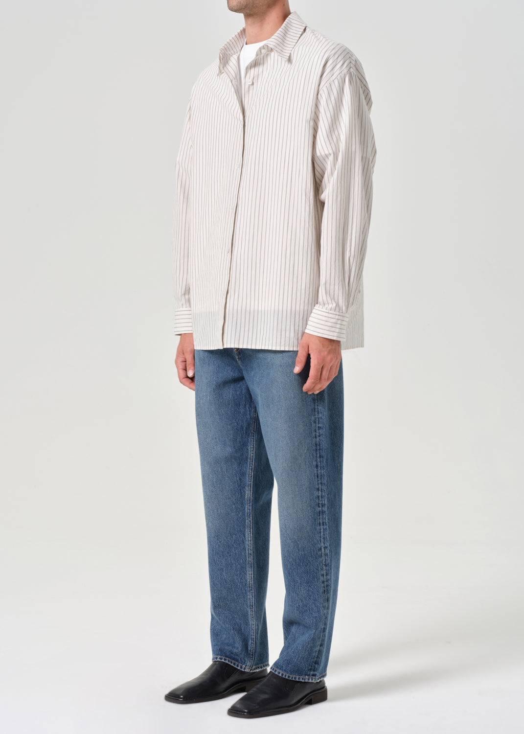 AUREL SHIRT IN GIBBS STRIPE - 5