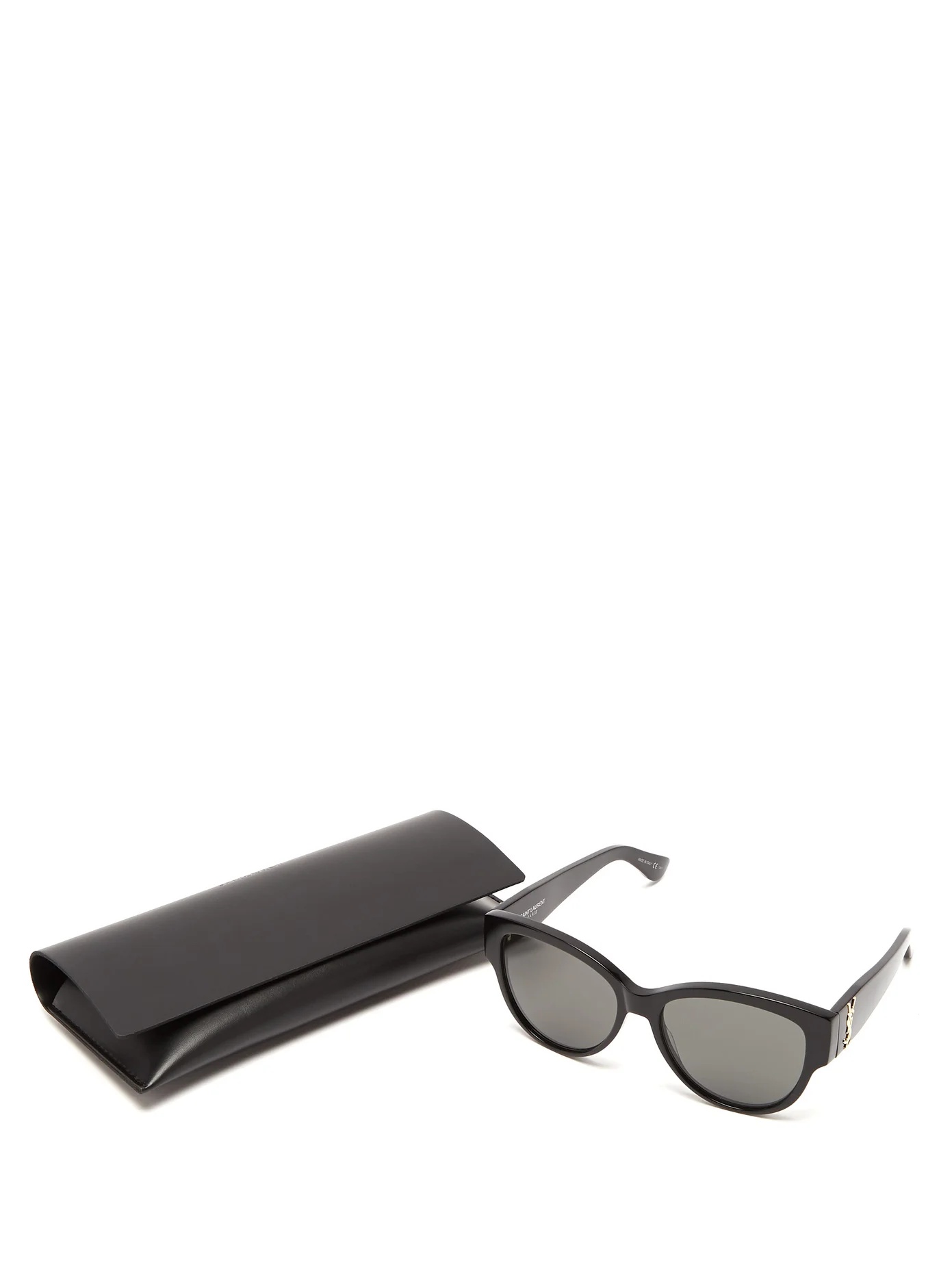 Monogram logo cat-eye acetate sunglasses - 4