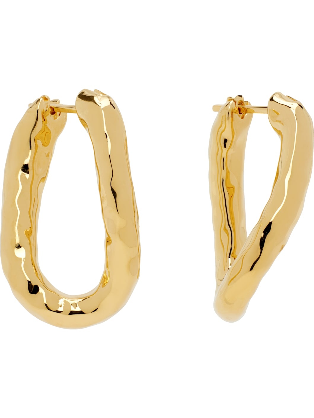 Gold Hoop Earrings - 2
