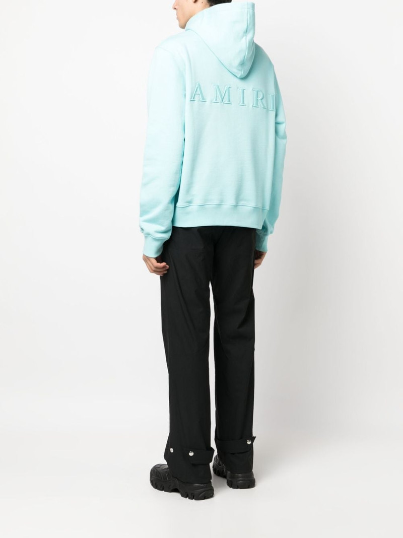 AMIRI logo-embroidered cotton hoodie outlook