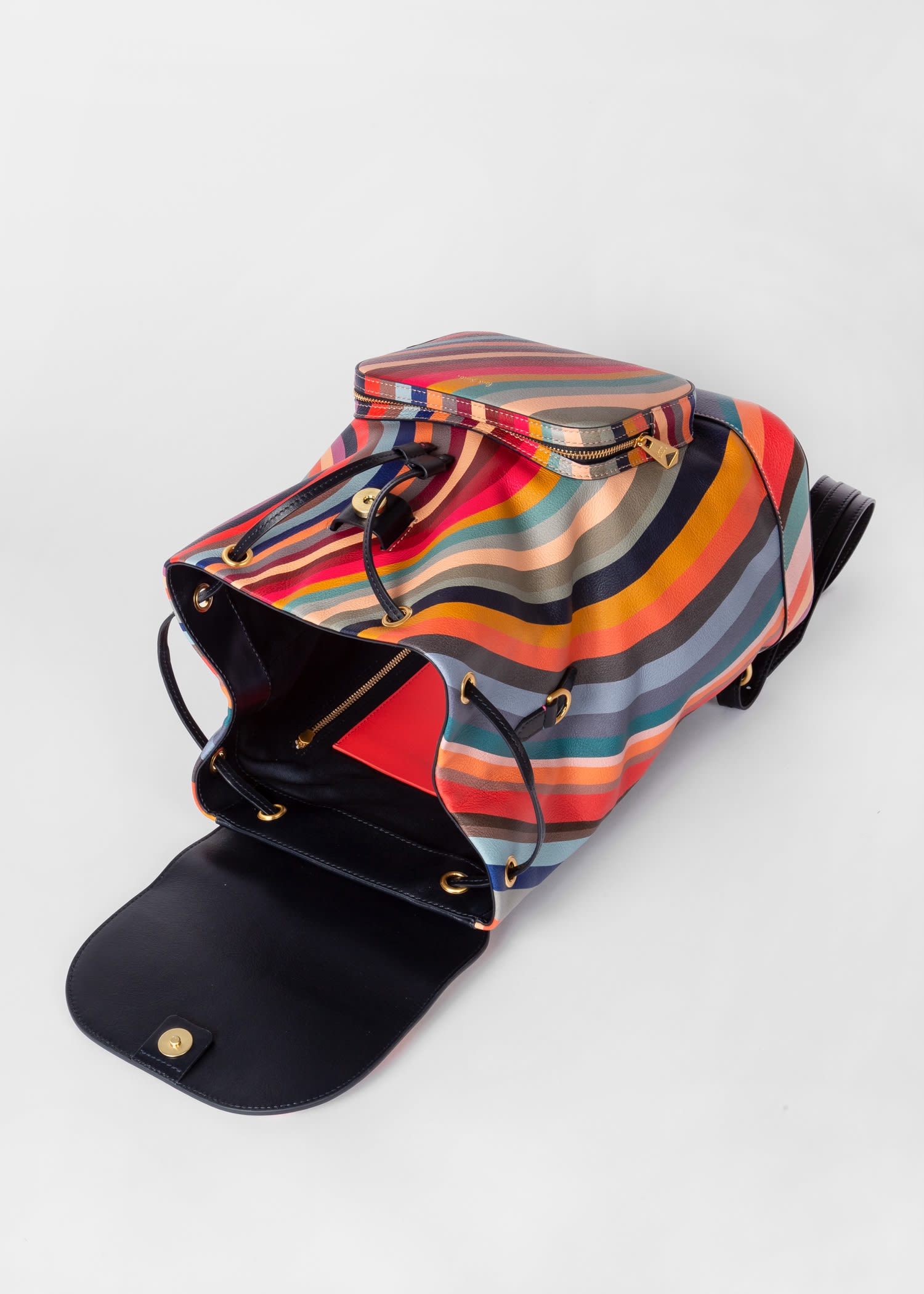 'Swirl' Leather Backpack - 2