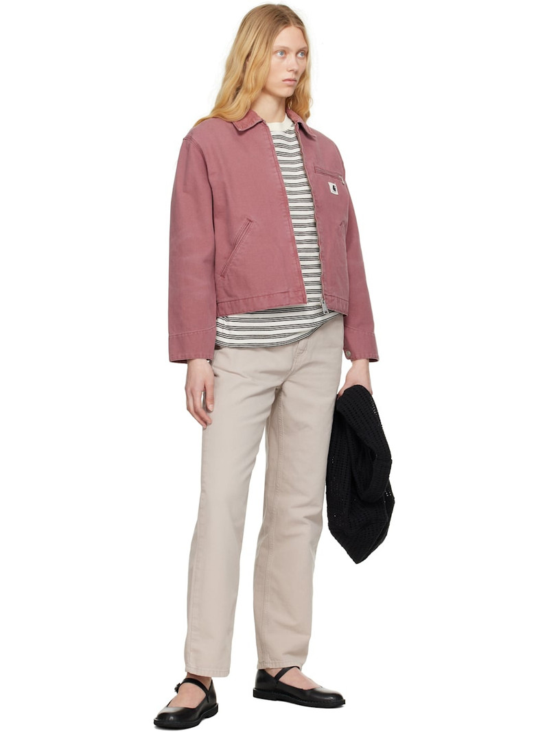 Carhartt Beige Pierce Straight Trousers outlook