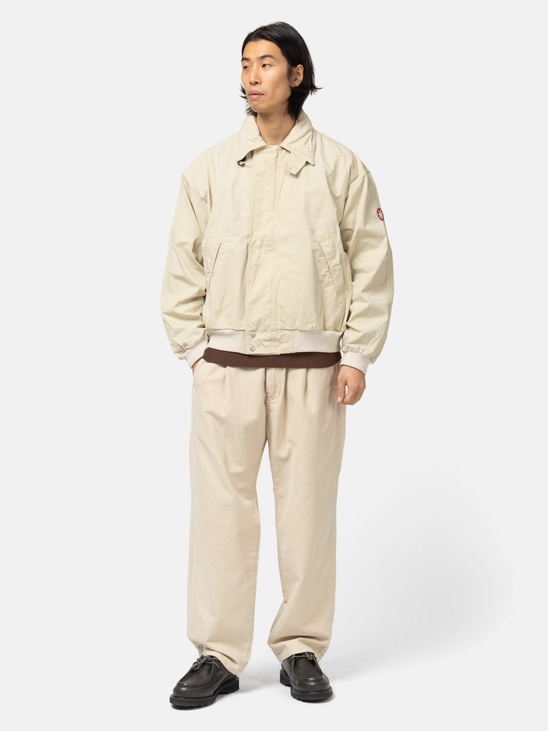 Cav Empt Washed Cotton Light Zip Jacket Beige outlook