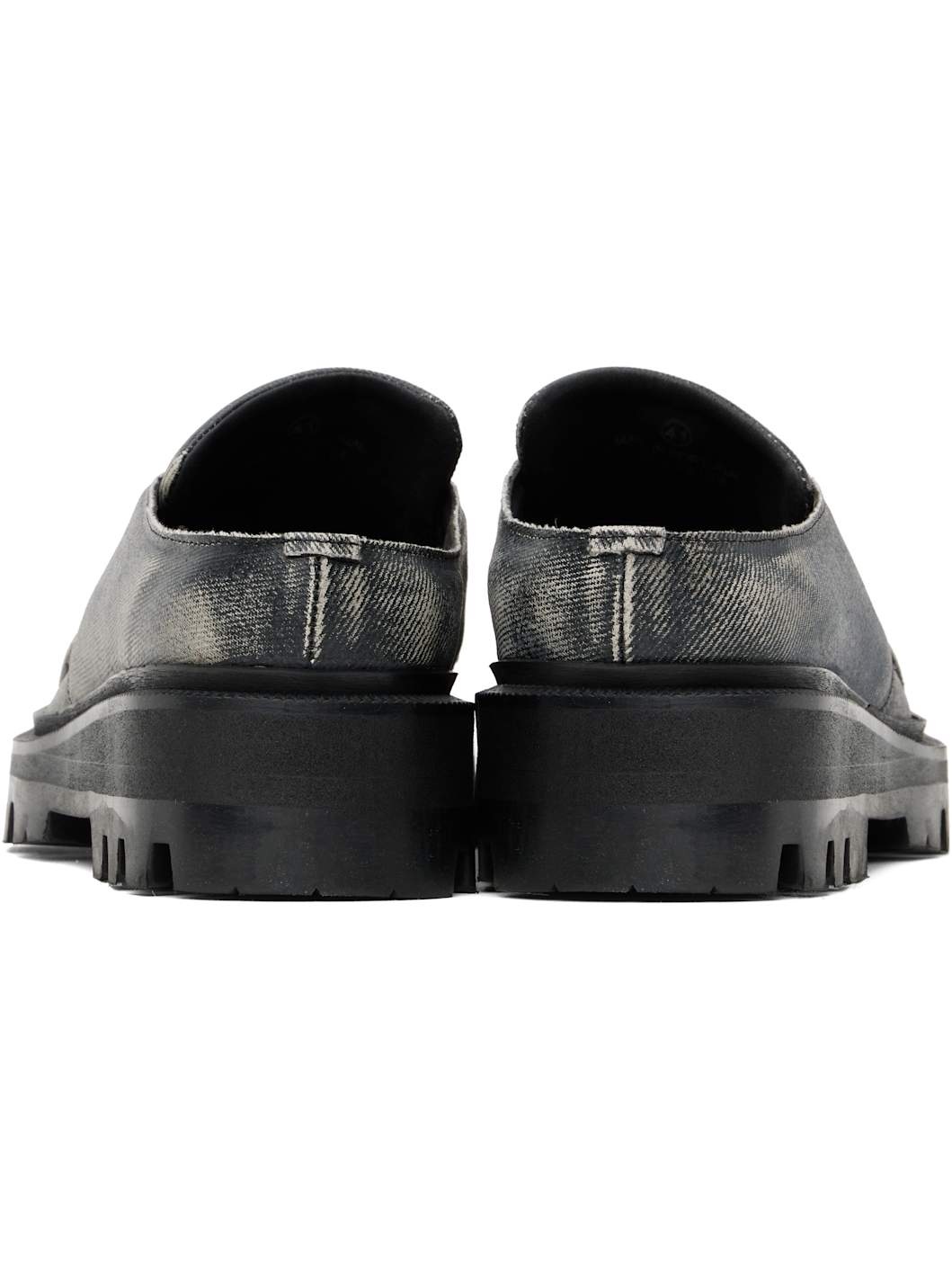 Black Bassim Crossover Slip-on Loafers - 2