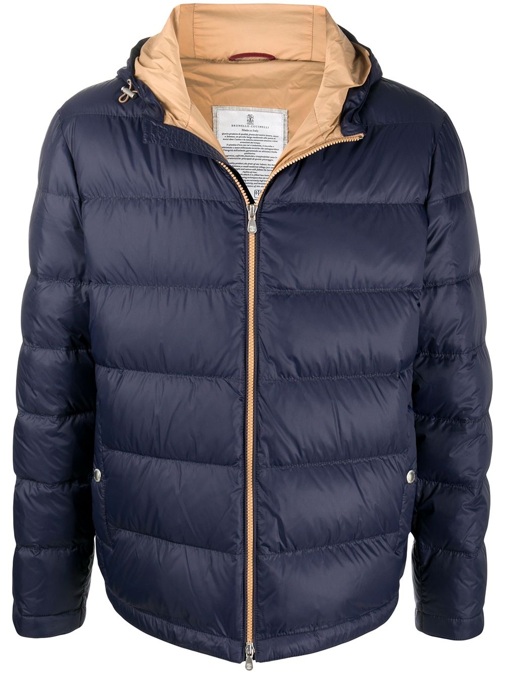 hooded padded jacket - 1