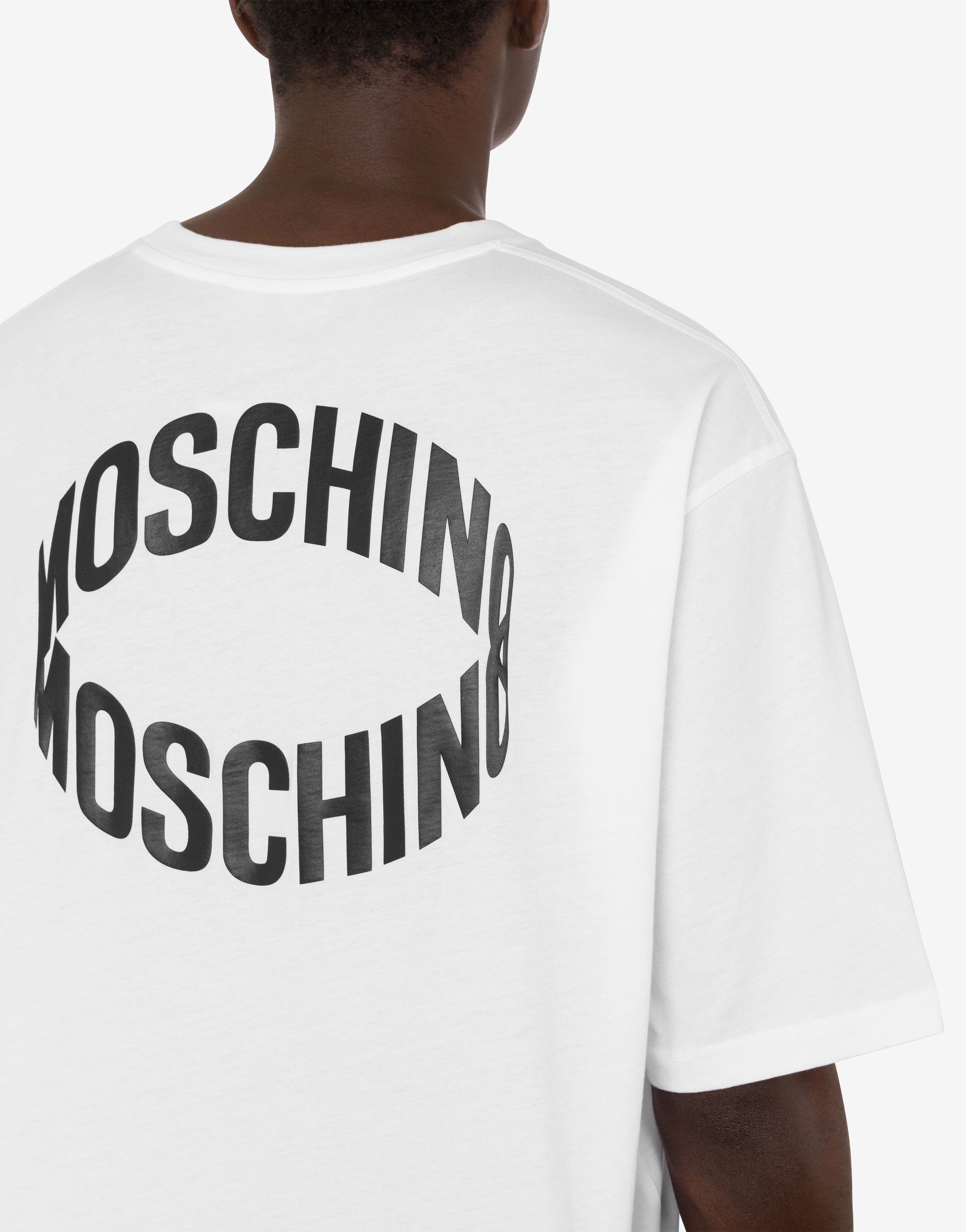 MOSCHINO LOOP JERSEY T-SHIRT - 4