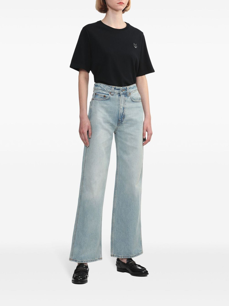 HAIKURE high-waisted straight-leg trousers outlook