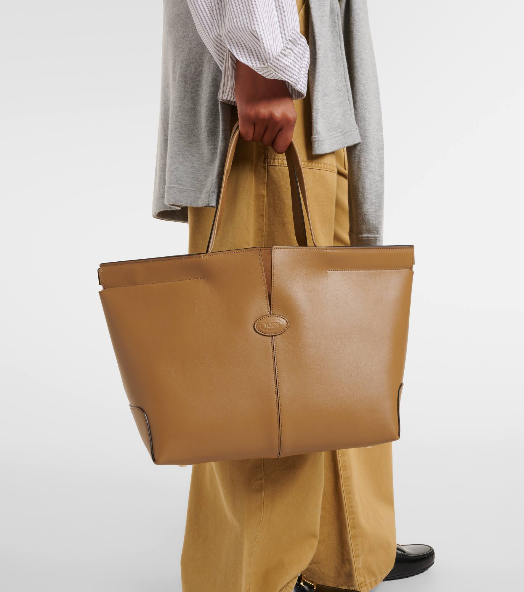 Dbm Large leather tote bag - 7