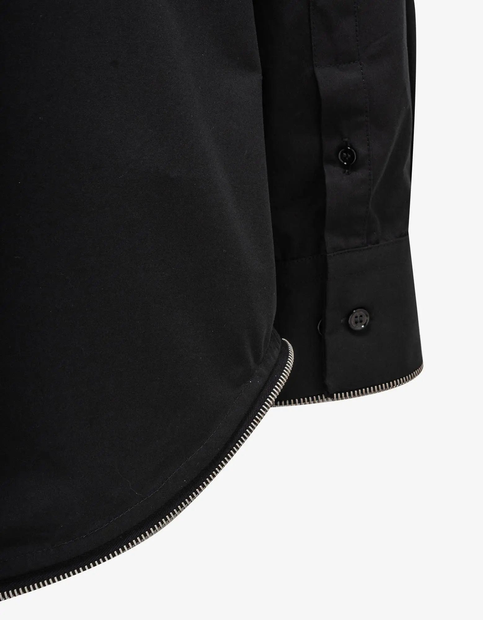 Off-White Black Zip Military Overshirt - 8