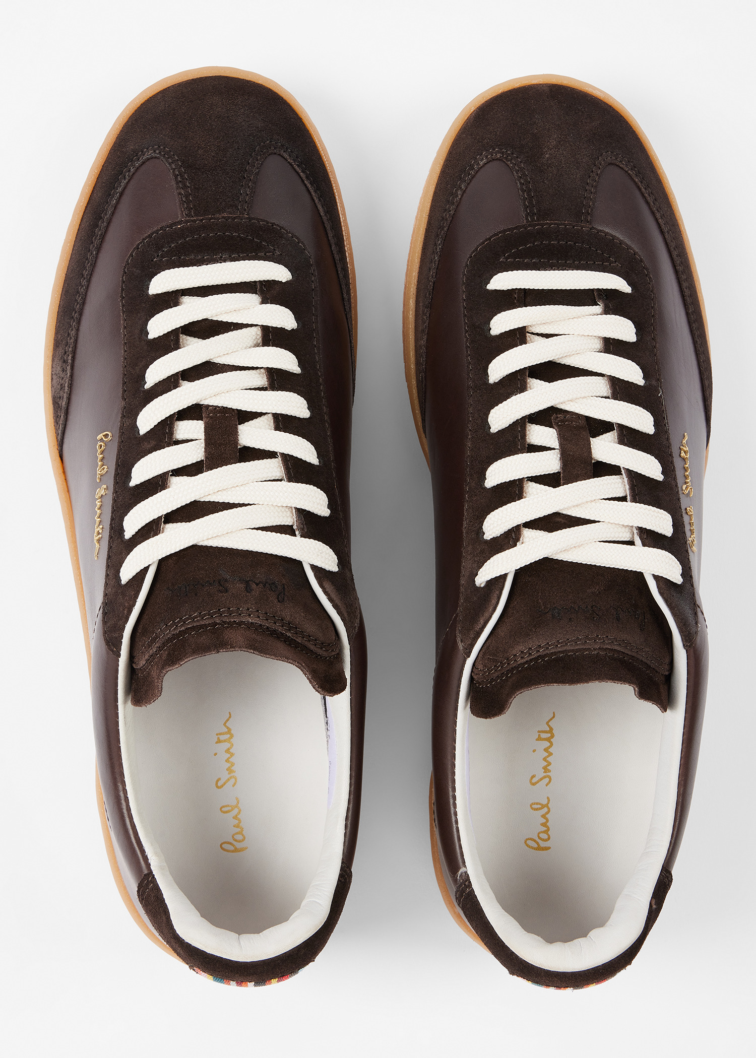 Dark Brown Leather 'Como' Trainers - 5