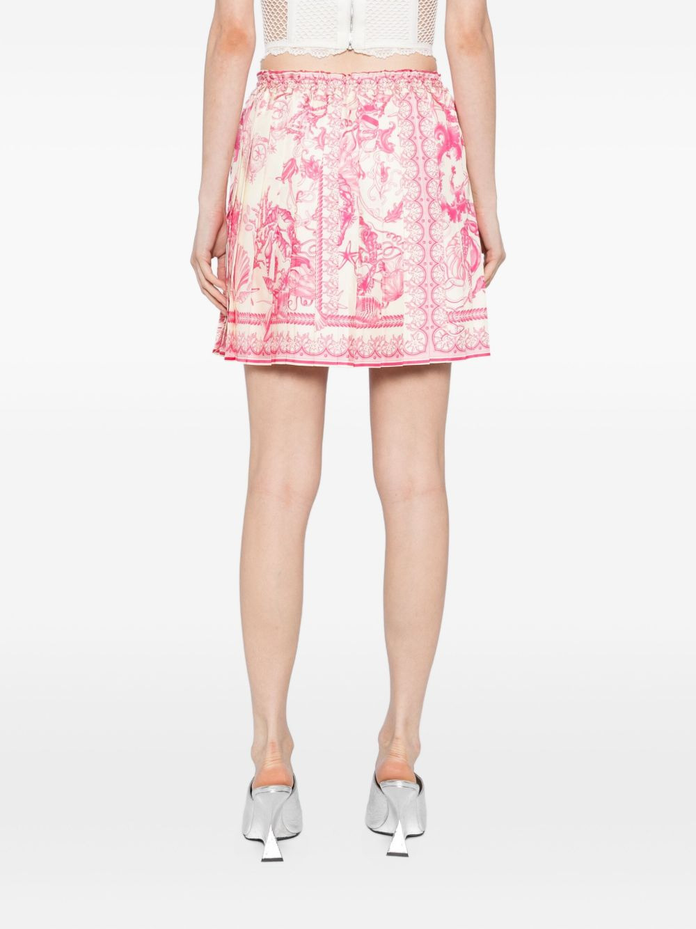 graphic-print skirt - 4