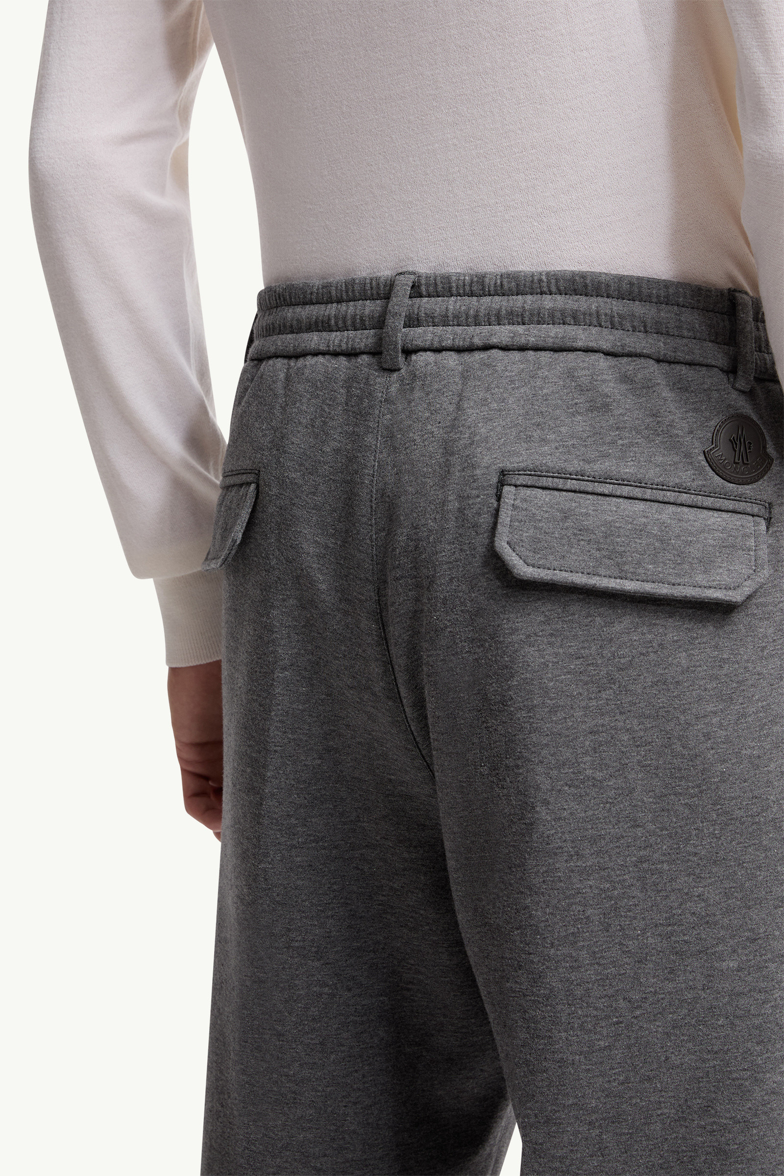 Cotton Blend Tailored Pants - 7