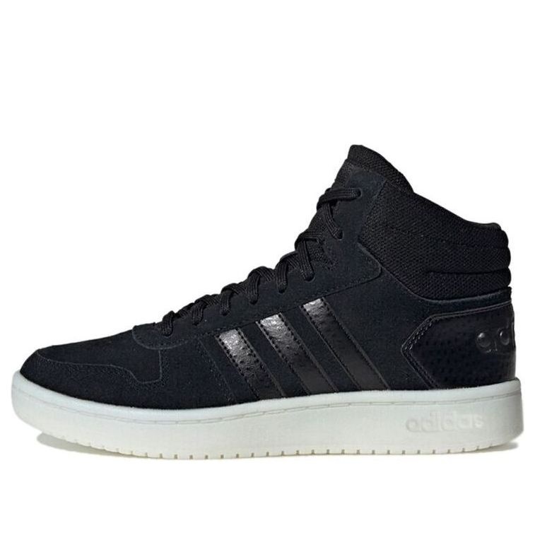 (WMNS) adidas neo Hoops 2.0 Mid 'Black White' EE7893 - 1