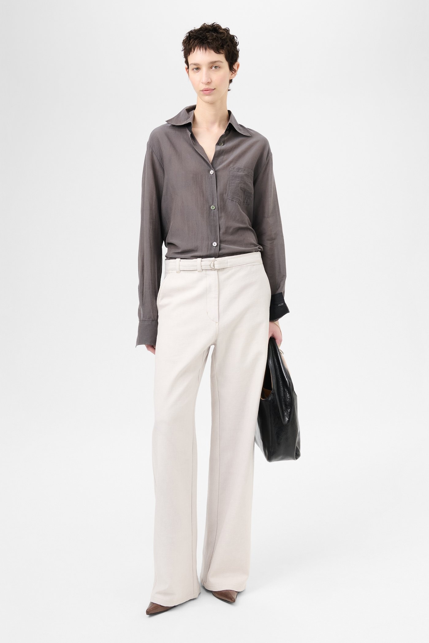 Harbour Trouser Dust Bunny Disrupted Sateen - 2