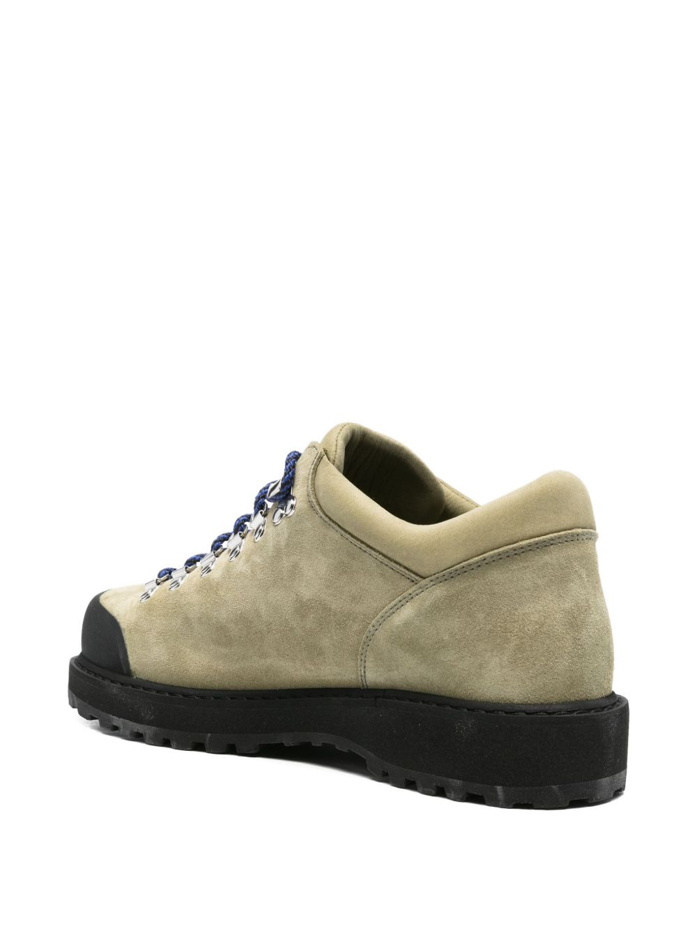 lace-up suede boots - 3