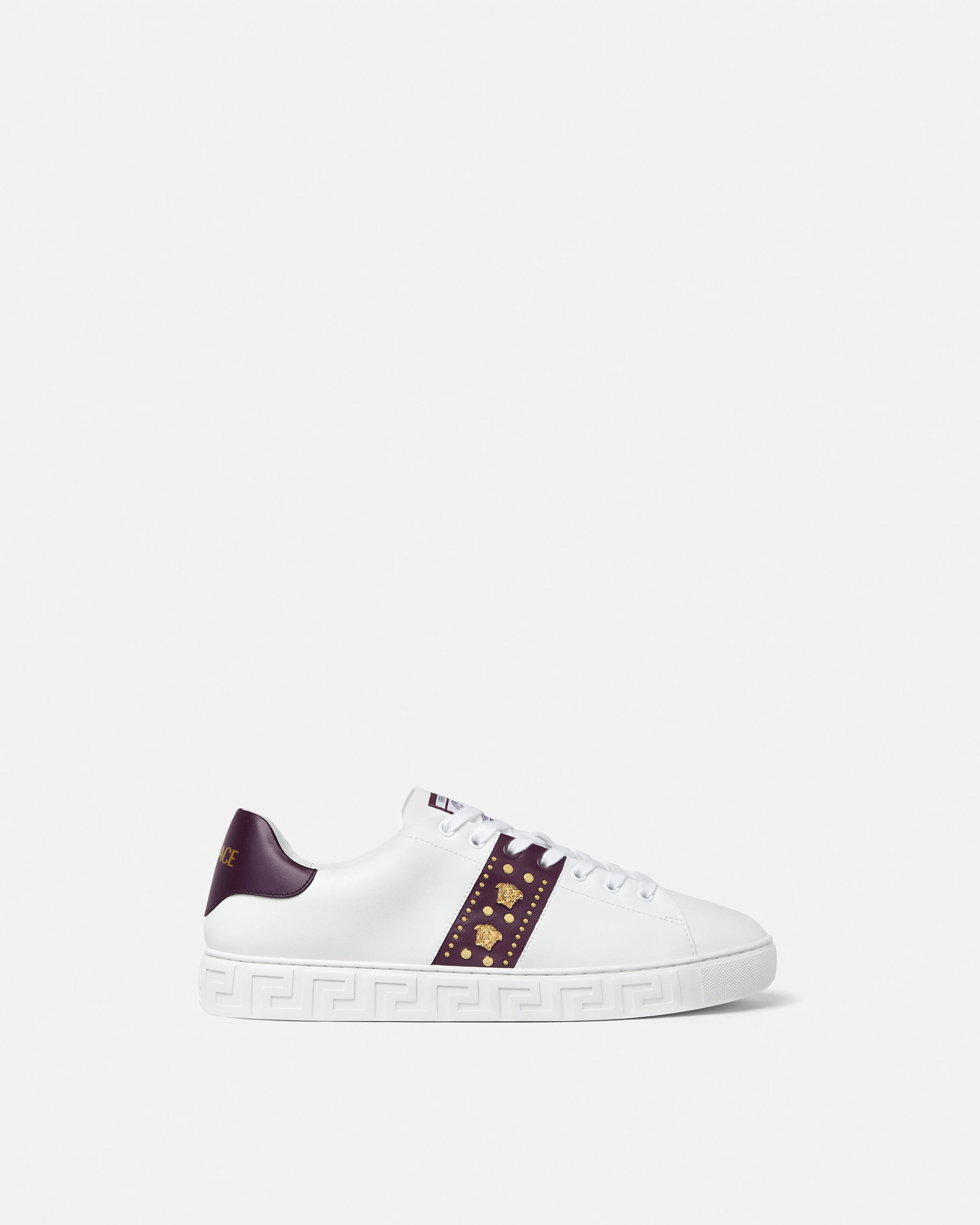 Greca Embellished Sneakers - 1