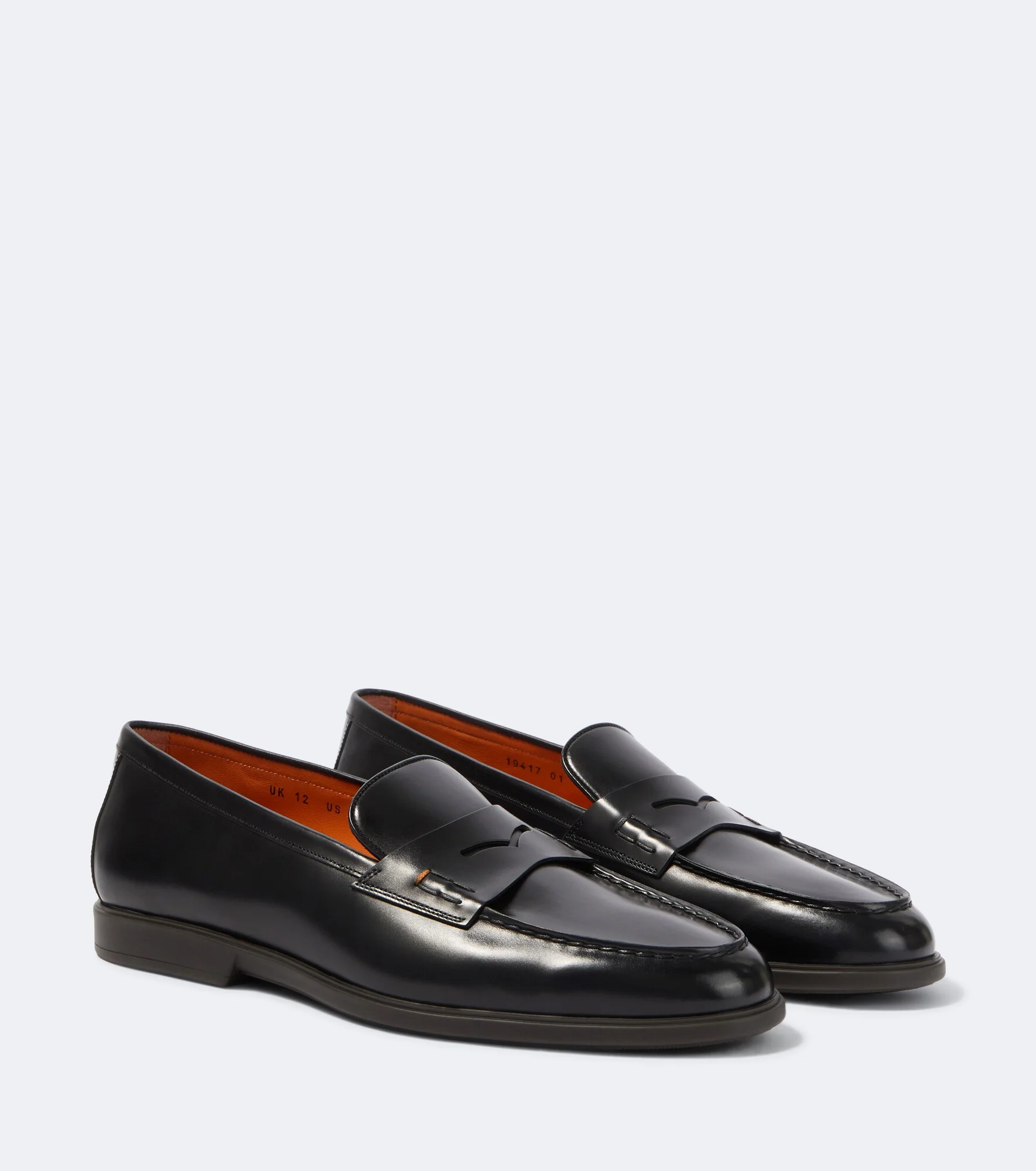 Milo leather penny loafers - 1