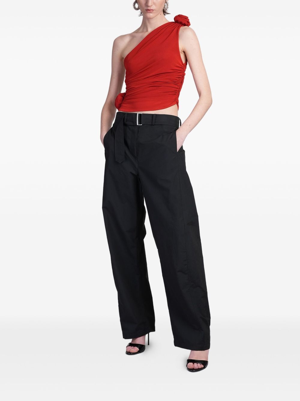 one-shoulder top - 2
