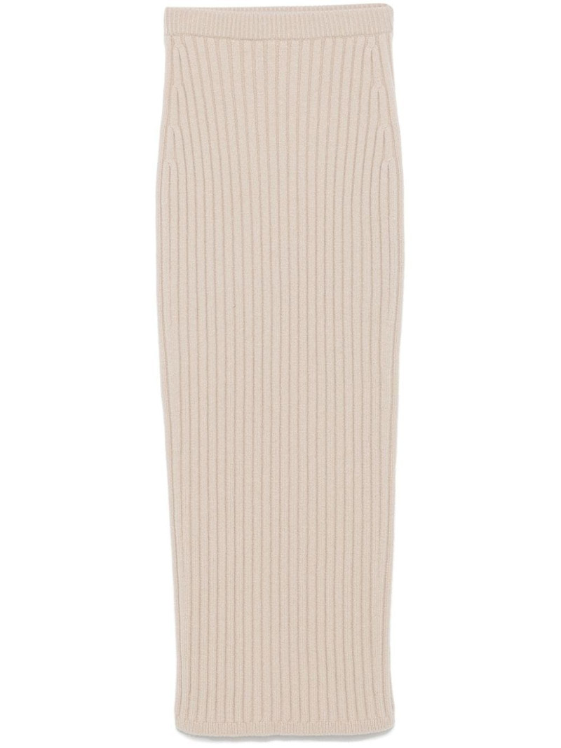 Seta ribbed-knit midi skirt 1
