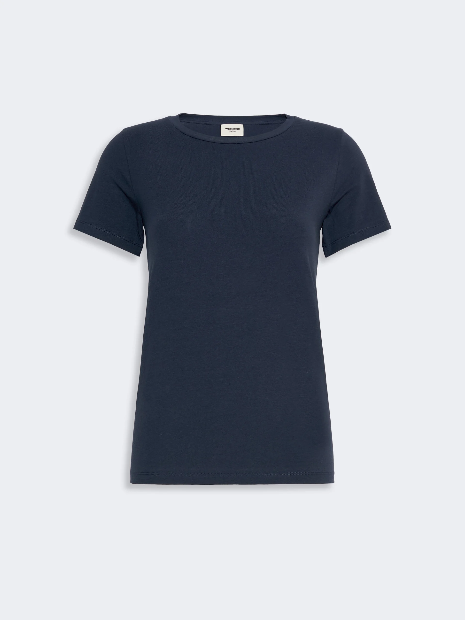 MULTIB Stretch jersey basic T-shirt - NAVY - 1