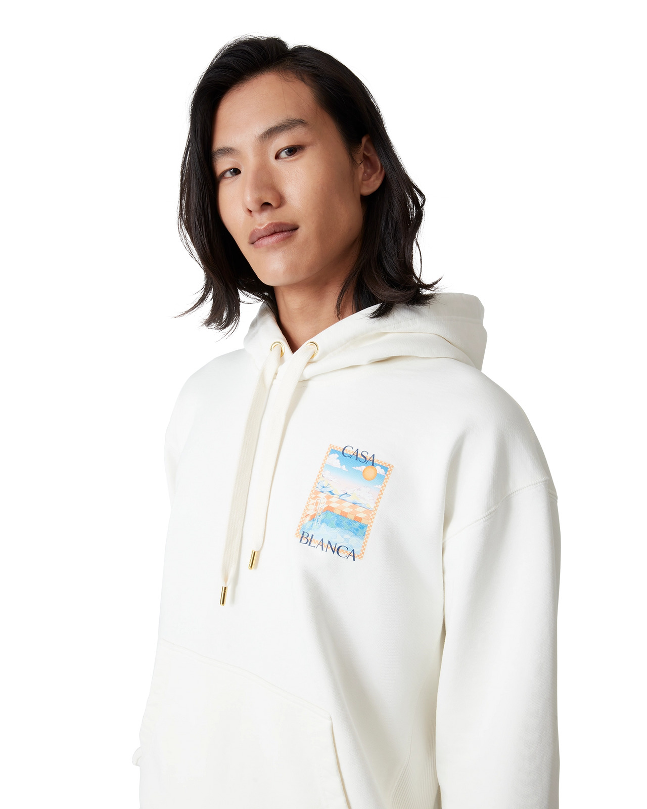 Surreal Pool Hooded Sweatshirt | Casablanca Paris - 5