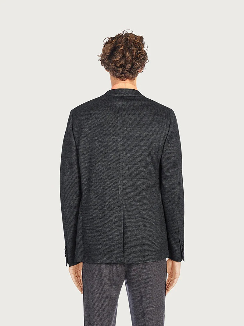 UNLINED SINGLE BREASTED BLAZER 4