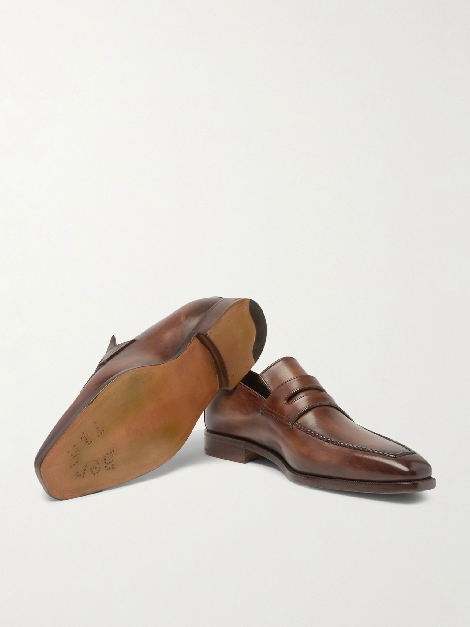 Andy Leather Loafers Brown - 6