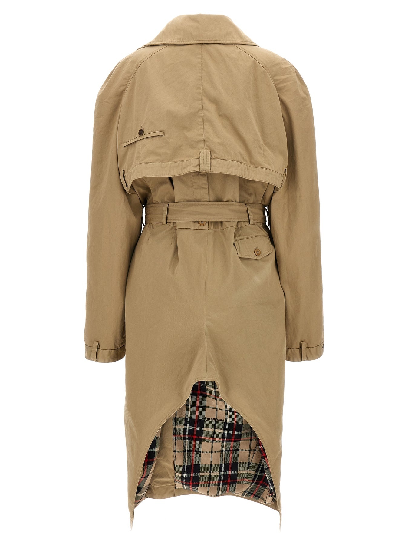 コート BALENCIAGA 'Deconstructed' trench coat Beige 769012TBP01 BALENCIAGA 'Deconstructed' trench coat Beige 769012TBP01