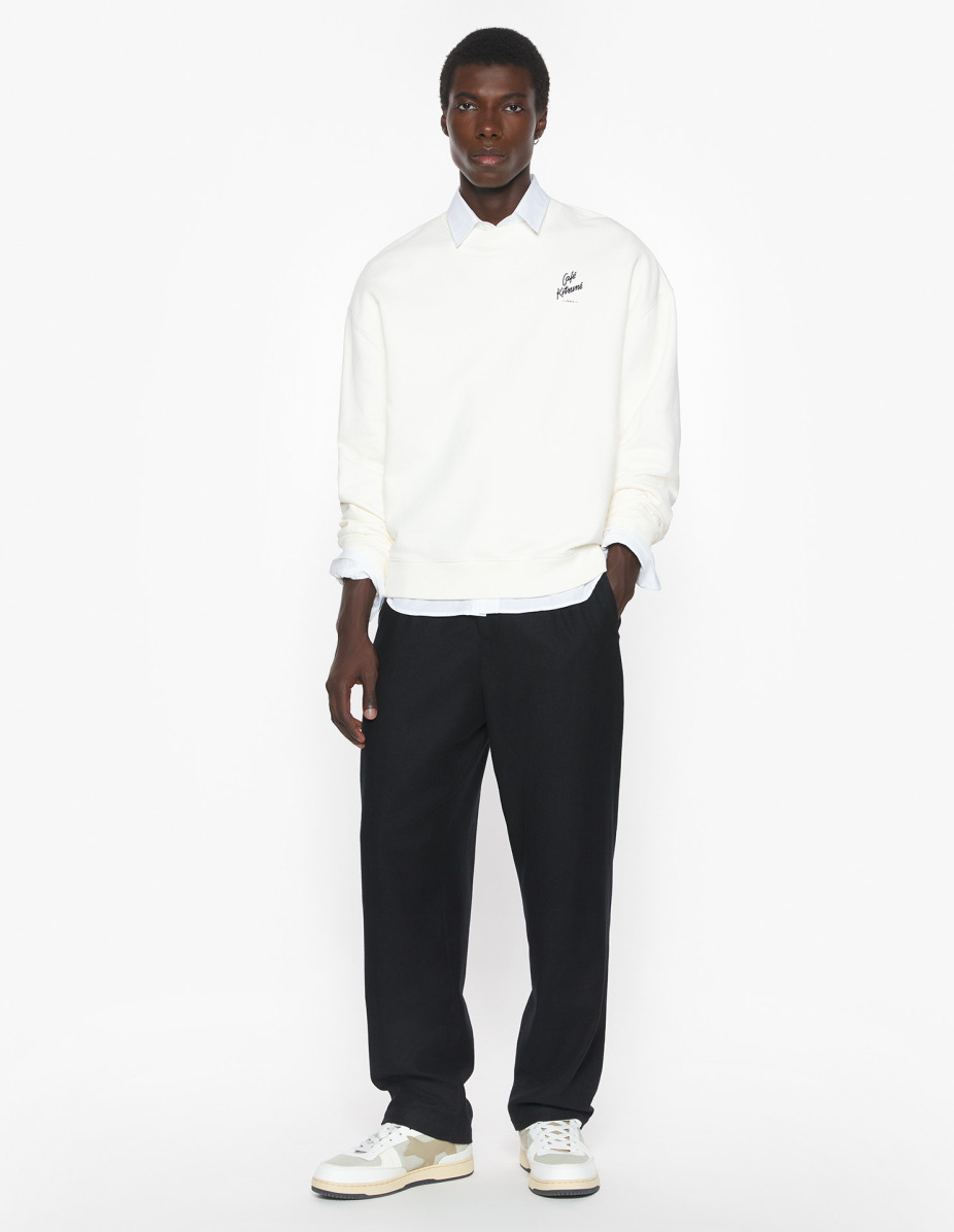 CAFE KITSUNE RELAX SWEATSHIRT - 5