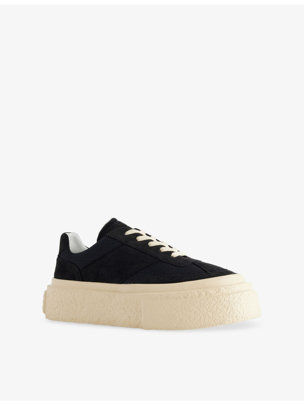 Gambetta Suede and Woven Flatform Low-Top Trainers - 3