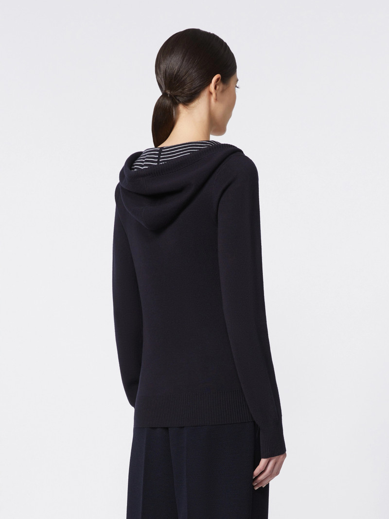 DIVO Fitted wool jumper - NAVY 4