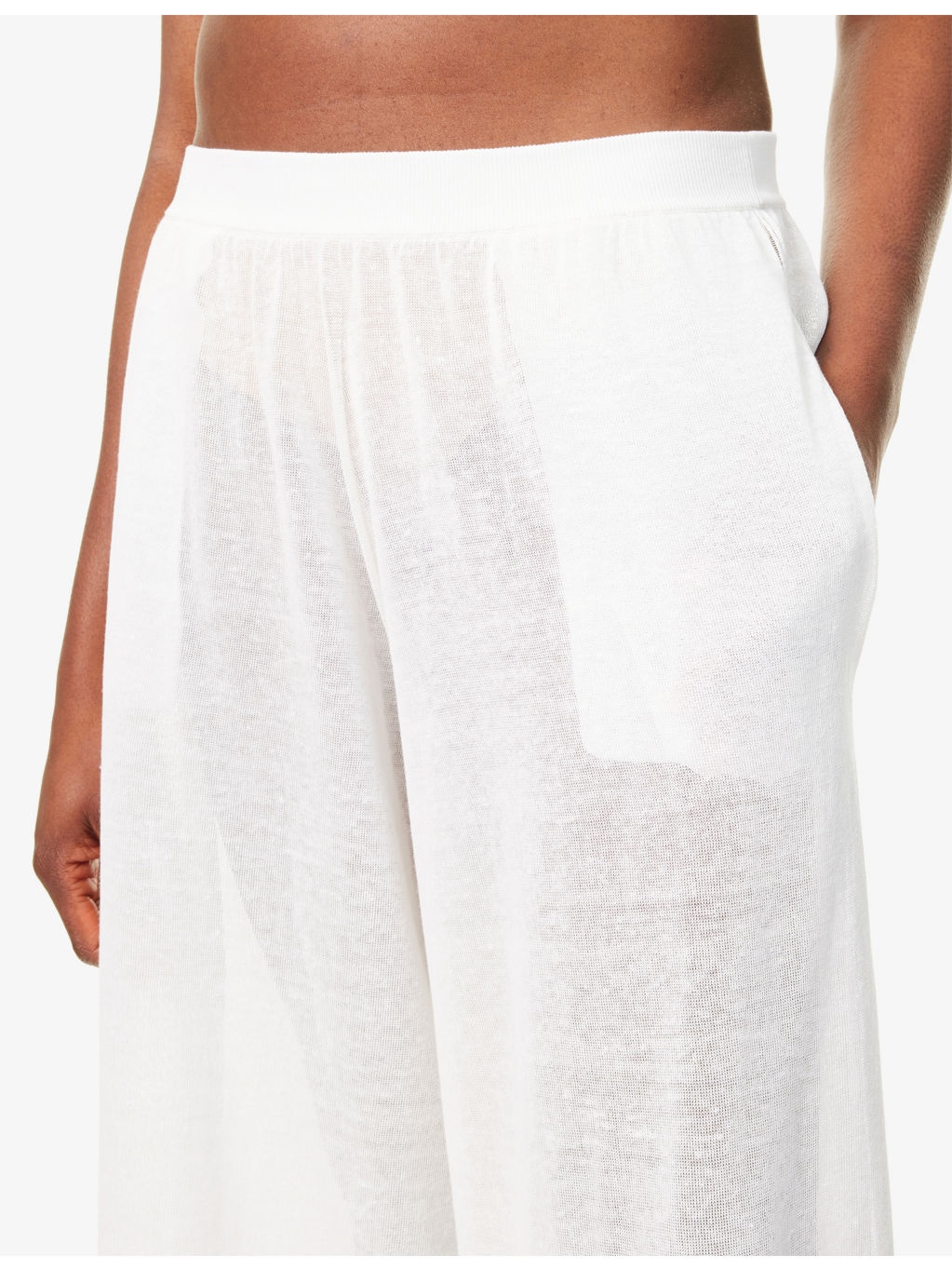 Fluid Wide-Leg Linen And Silk Trousers - 5
