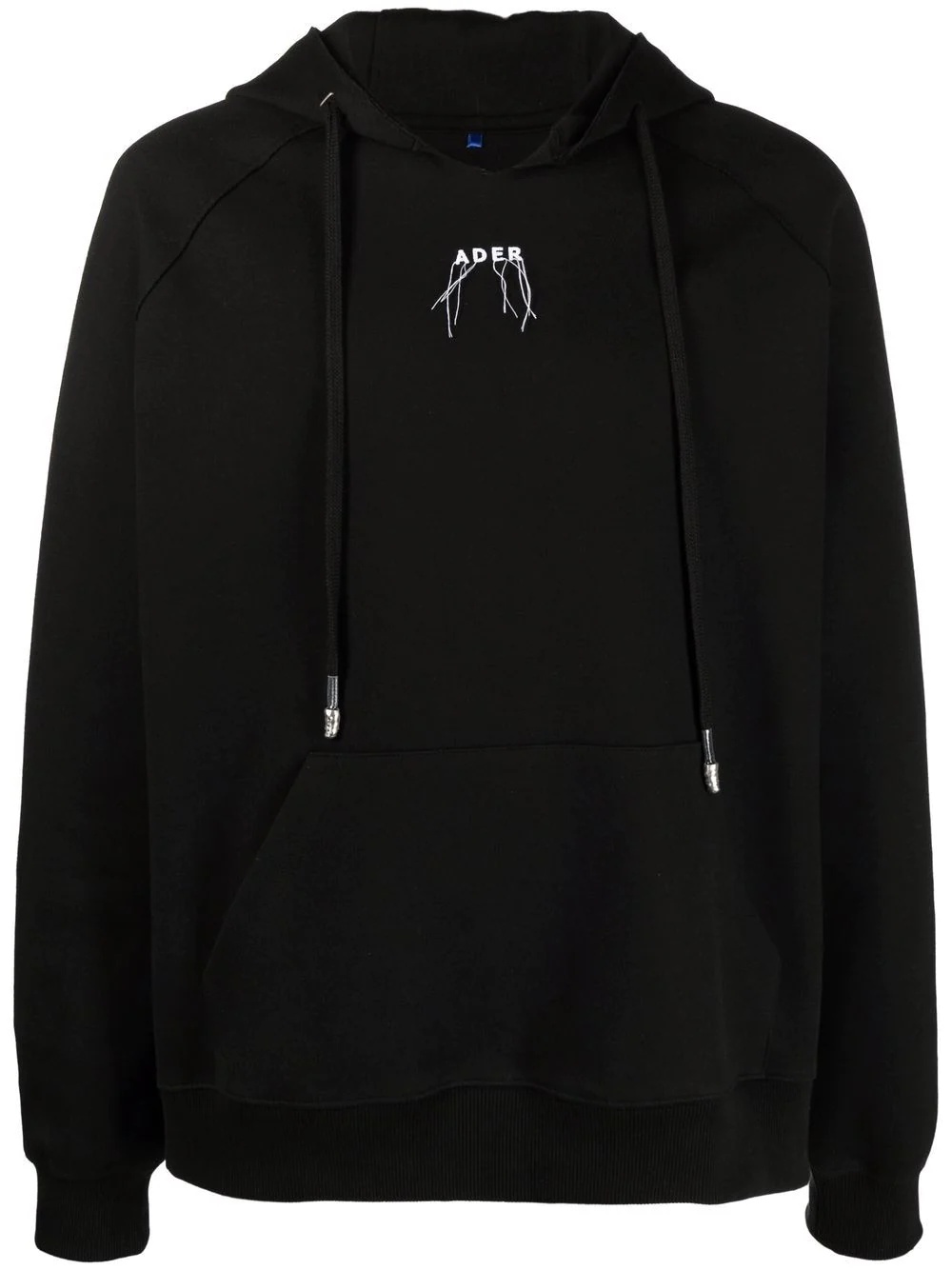 logo-embroidered hoodie - 1