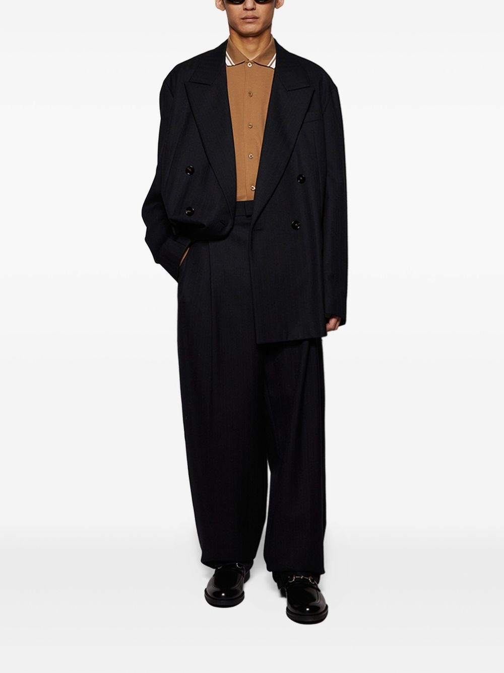 long-sleeve piquet shirt - 2